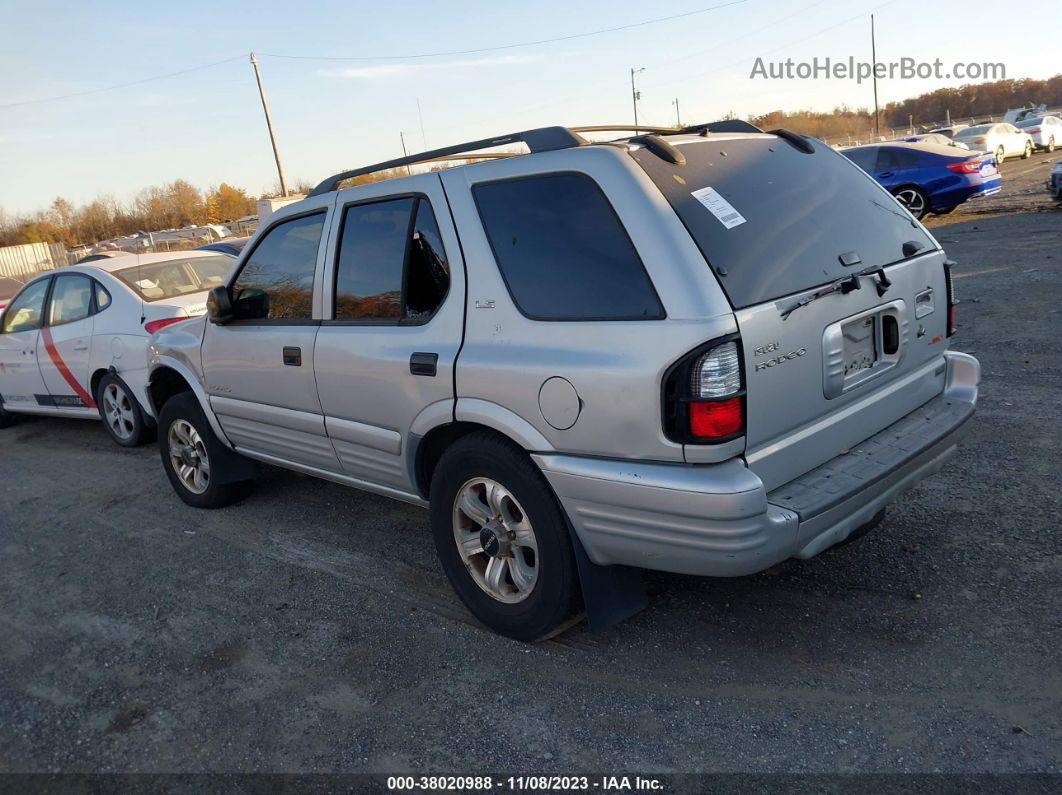 2001 Isuzu Rodeo Ls/lse/s Silver vin: 4S2DM58W114353583