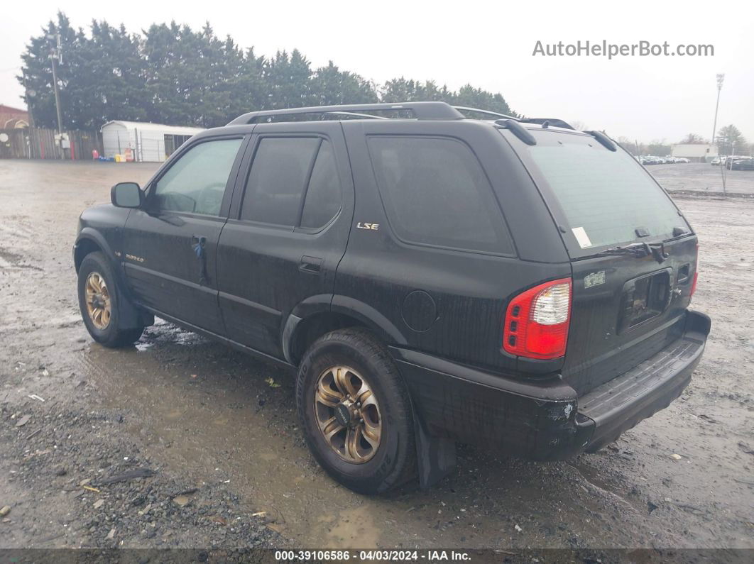 2001 Isuzu Rodeo Ls 3.2l/ls 3.2l V6/lse 3.2l V6/s/s 3.2l V6 Черный vin: 4S2DM58W214318521