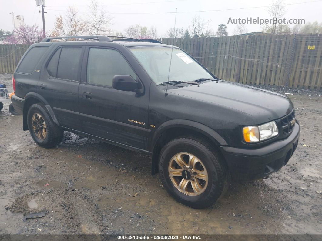 2001 Isuzu Rodeo Ls 3.2l/ls 3.2l V6/lse 3.2l V6/s/s 3.2l V6 Black vin: 4S2DM58W214318521