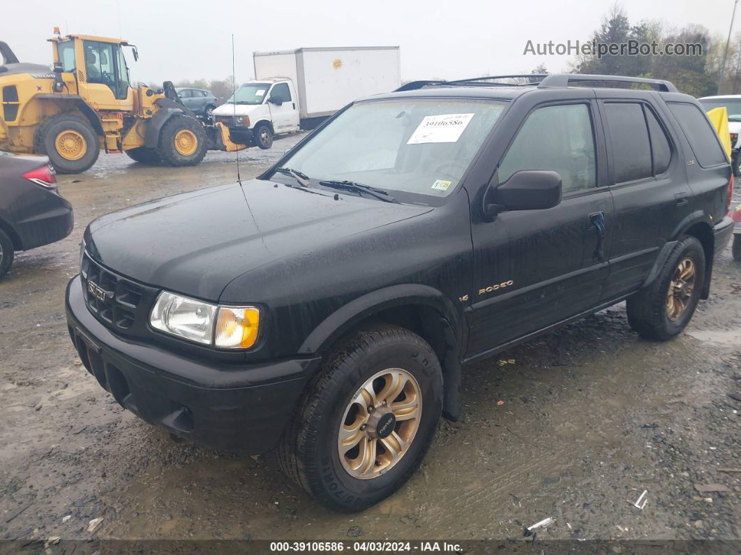 2001 Isuzu Rodeo Ls 3.2l/ls 3.2l V6/lse 3.2l V6/s/s 3.2l V6 Black vin: 4S2DM58W214318521