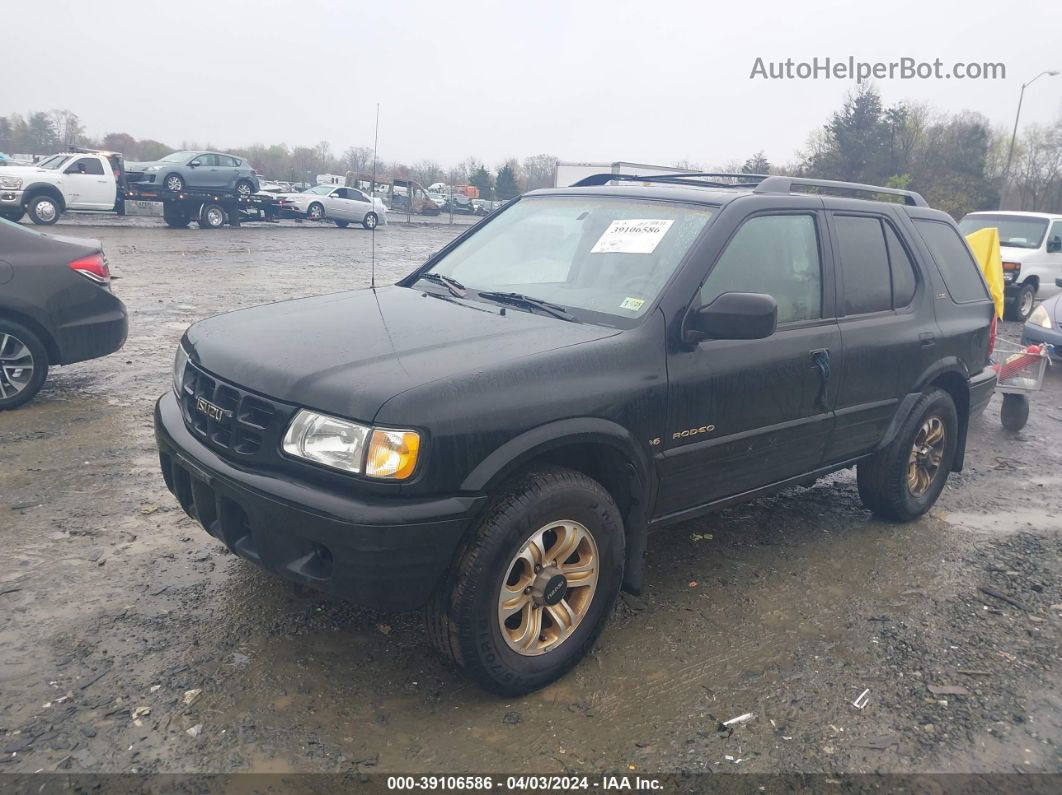 2001 Isuzu Rodeo Ls 3.2l/ls 3.2l V6/lse 3.2l V6/s/s 3.2l V6 Black vin: 4S2DM58W214318521