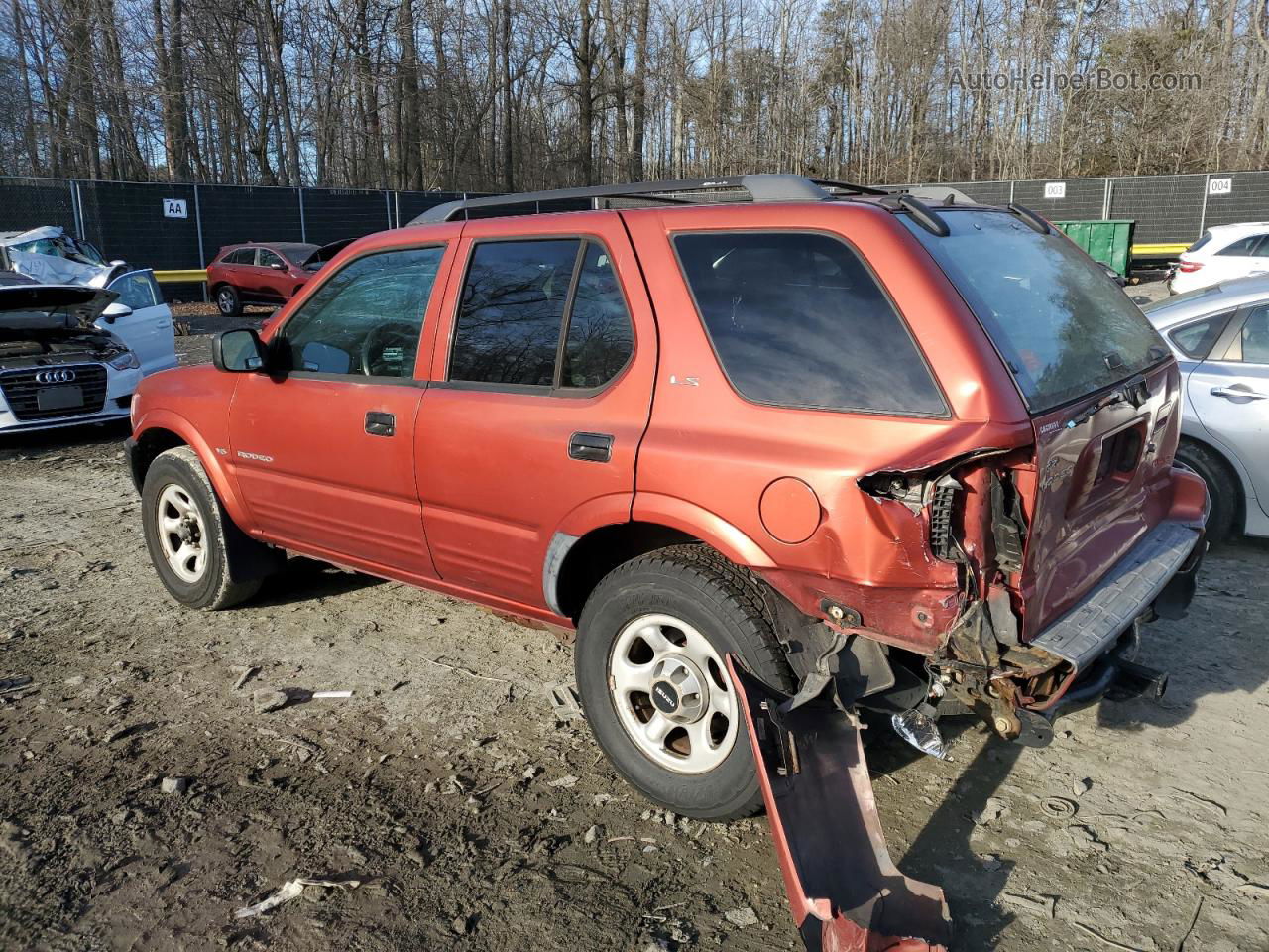 2001 Isuzu Rodeo S Оранжевый vin: 4S2DM58W214341037