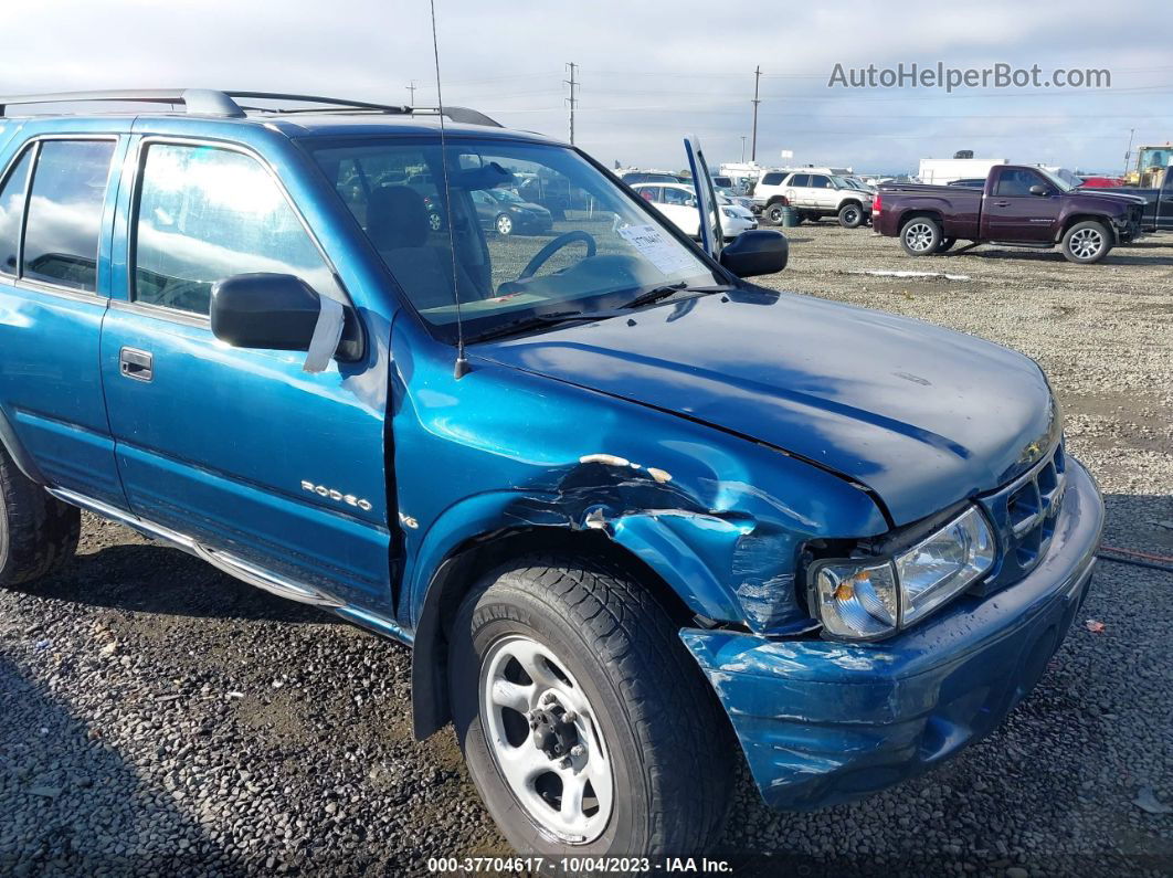 2001 Isuzu Rodeo S/ls/lse Синий vin: 4S2DM58W214346903