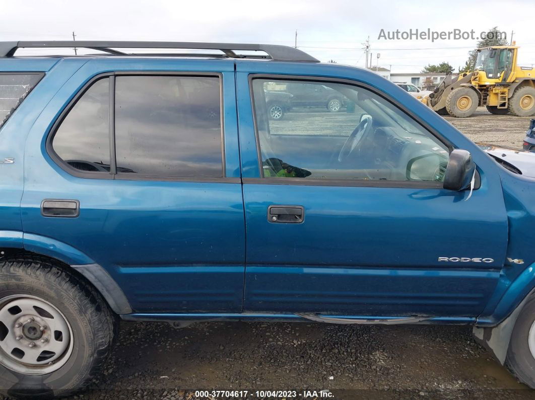 2001 Isuzu Rodeo S/ls/lse Blue vin: 4S2DM58W214346903