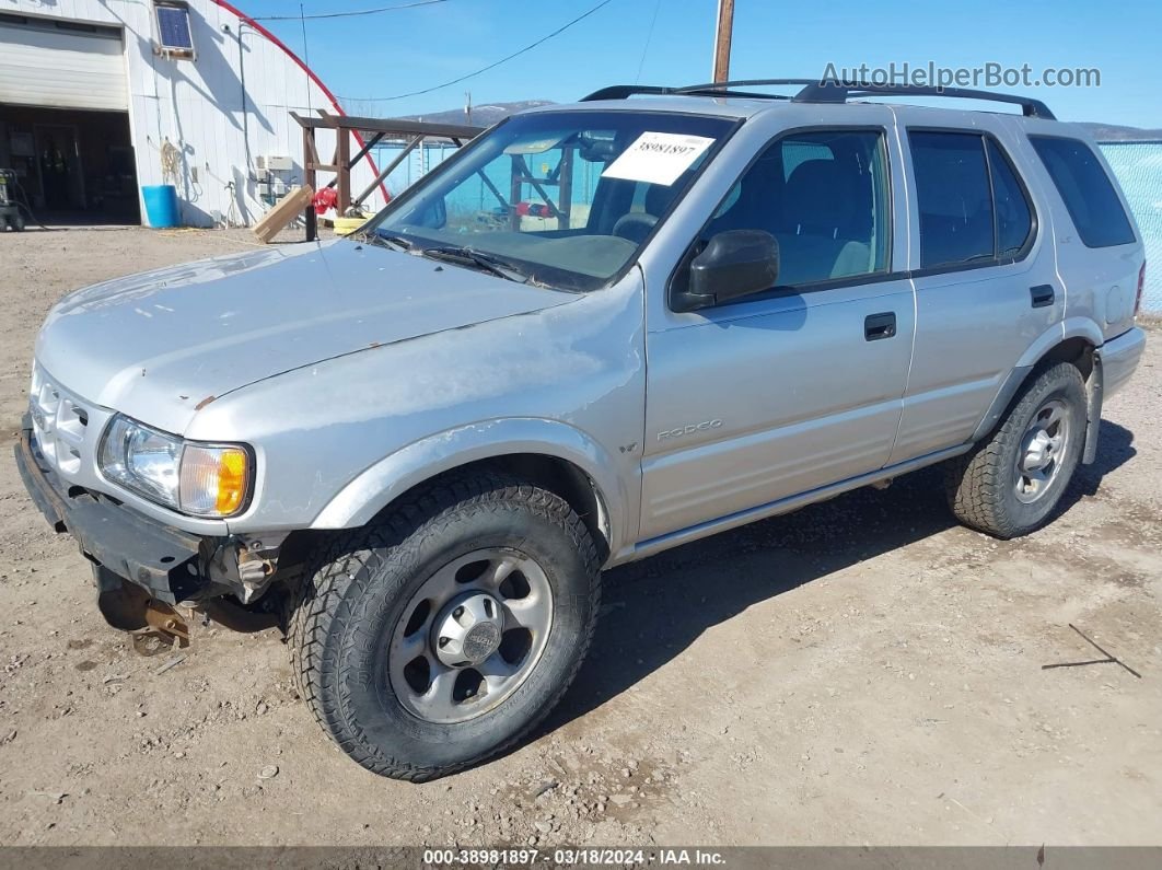 2001 Isuzu Rodeo Ls 3.2l/ls 3.2l V6/lse 3.2l V6/s/s 3.2l V6 Серебряный vin: 4S2DM58W314343797