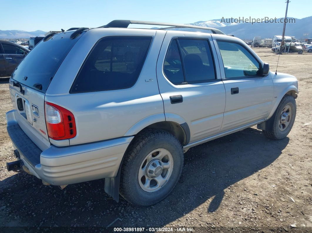 2001 Isuzu Rodeo Ls 3.2l/ls 3.2l V6/lse 3.2l V6/s/s 3.2l V6 Серебряный vin: 4S2DM58W314343797