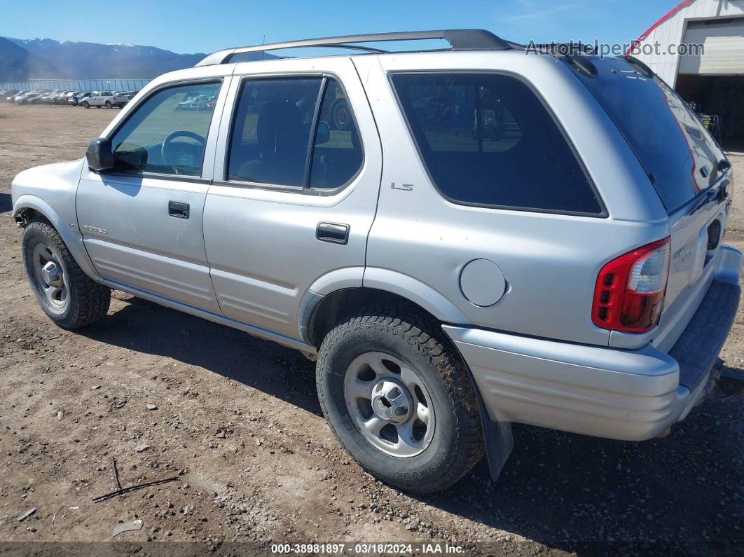 2001 Isuzu Rodeo Ls 3.2l/ls 3.2l V6/lse 3.2l V6/s/s 3.2l V6 Серебряный vin: 4S2DM58W314343797