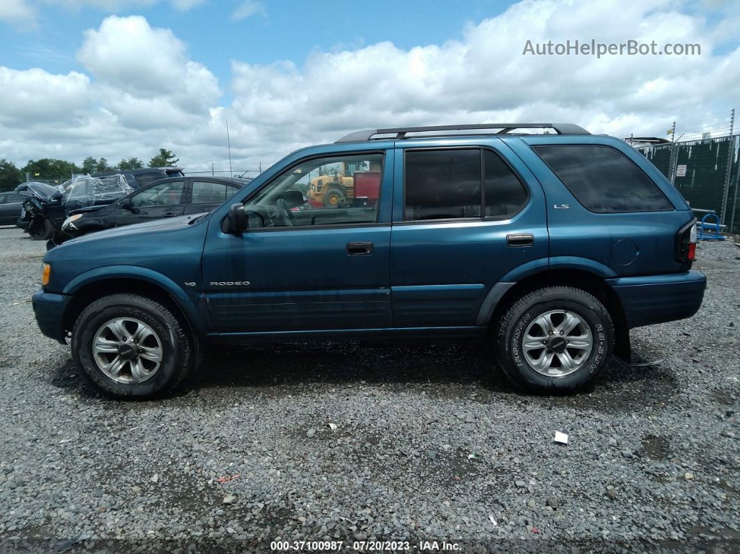 2001 Isuzu Rodeo S/ls/lse Зеленый vin: 4S2DM58W414308878