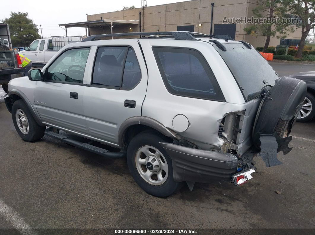 2001 Isuzu Rodeo Ls 3.2l/ls 3.2l V6/lse 3.2l V6/s/s 3.2l V6 Серебряный vin: 4S2DM58W414312557