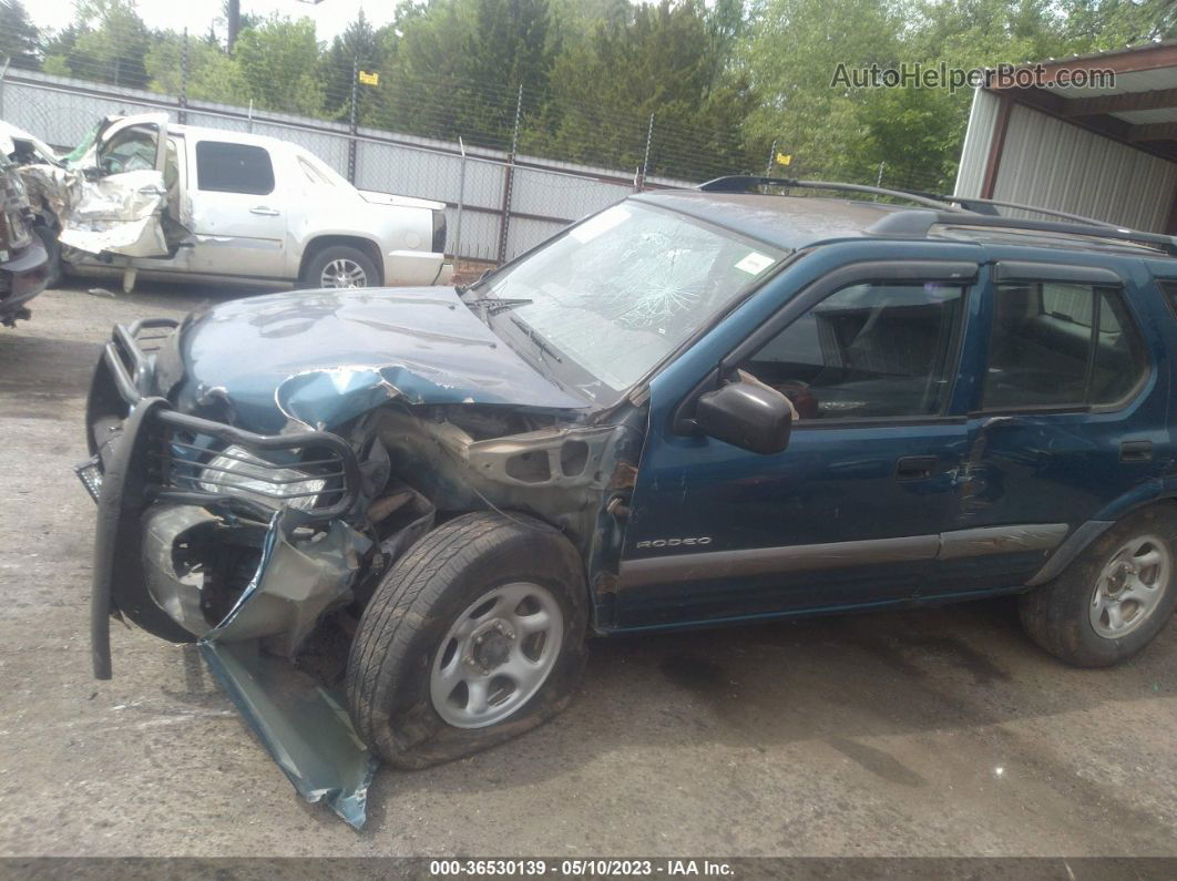 2001 Isuzu Rodeo S/ls/lse Blue vin: 4S2DM58W414336891