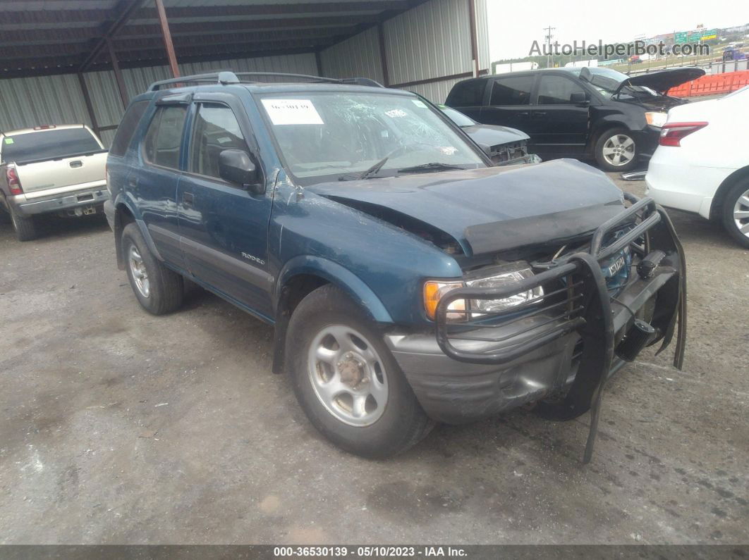 2001 Isuzu Rodeo S/ls/lse Blue vin: 4S2DM58W414336891