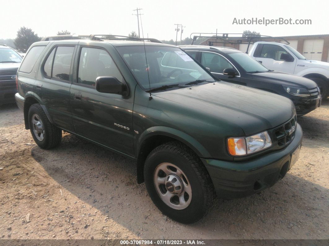 2001 Isuzu Rodeo S/ls/lse Green vin: 4S2DM58W414342030