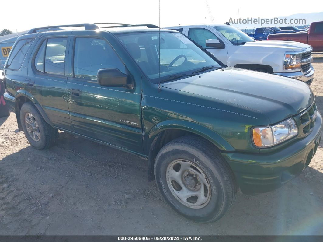 2001 Isuzu Rodeo Ls 3.2l/ls 3.2l V6/lse 3.2l V6/s/s 3.2l V6 Green vin: 4S2DM58W414358597