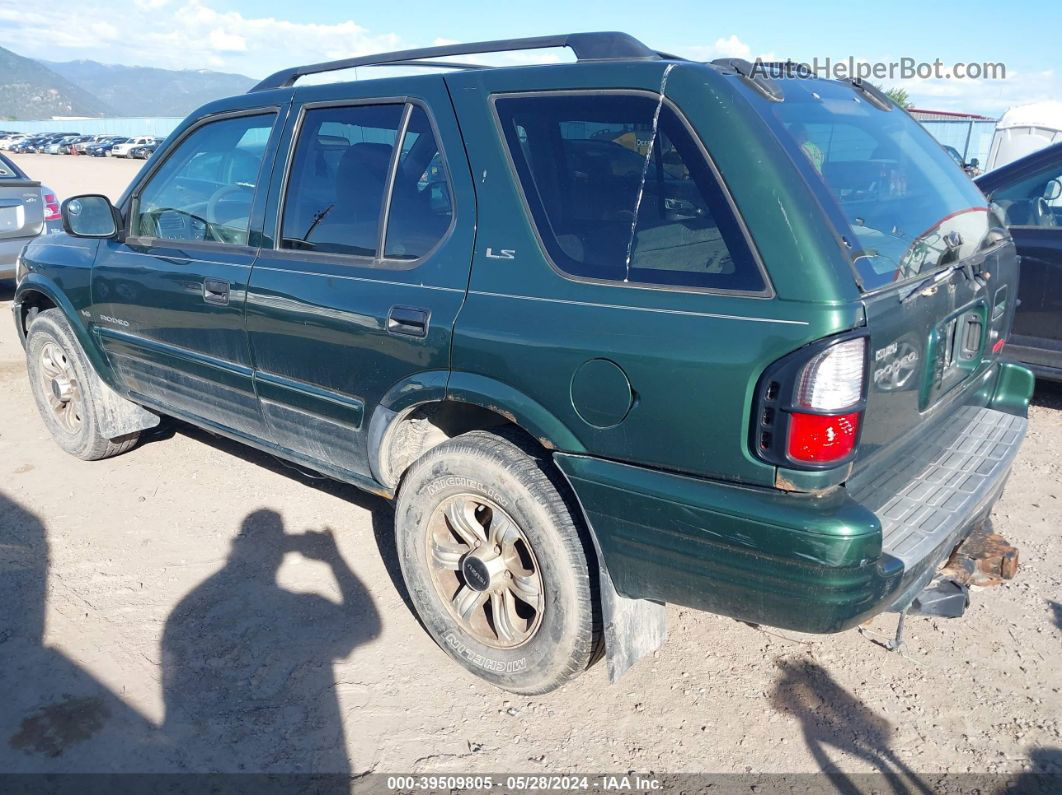 2001 Isuzu Rodeo Ls 3.2l/ls 3.2l V6/lse 3.2l V6/s/s 3.2l V6 Green vin: 4S2DM58W414358597