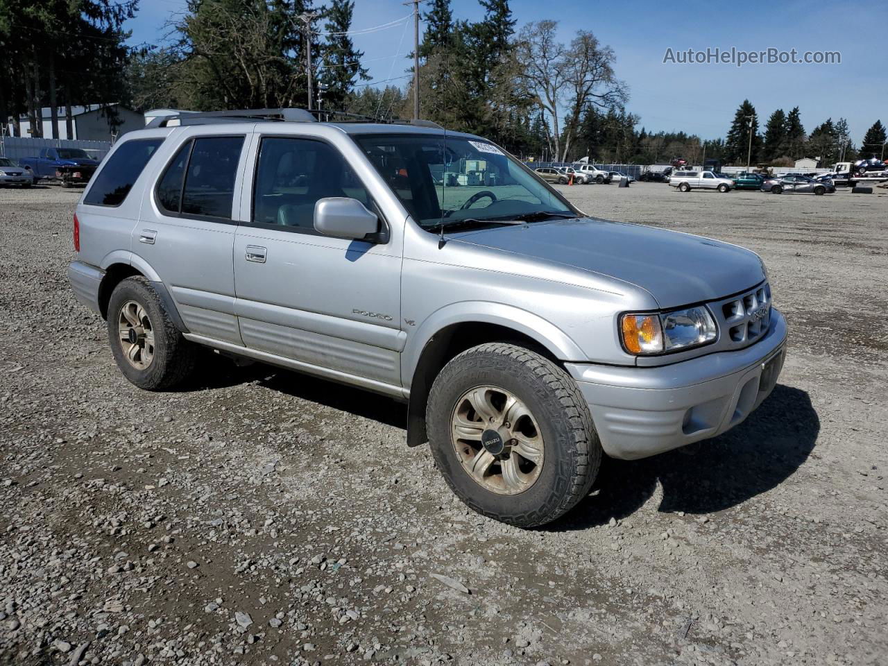 2001 Isuzu Rodeo S Gray vin: 4S2DM58W514308260