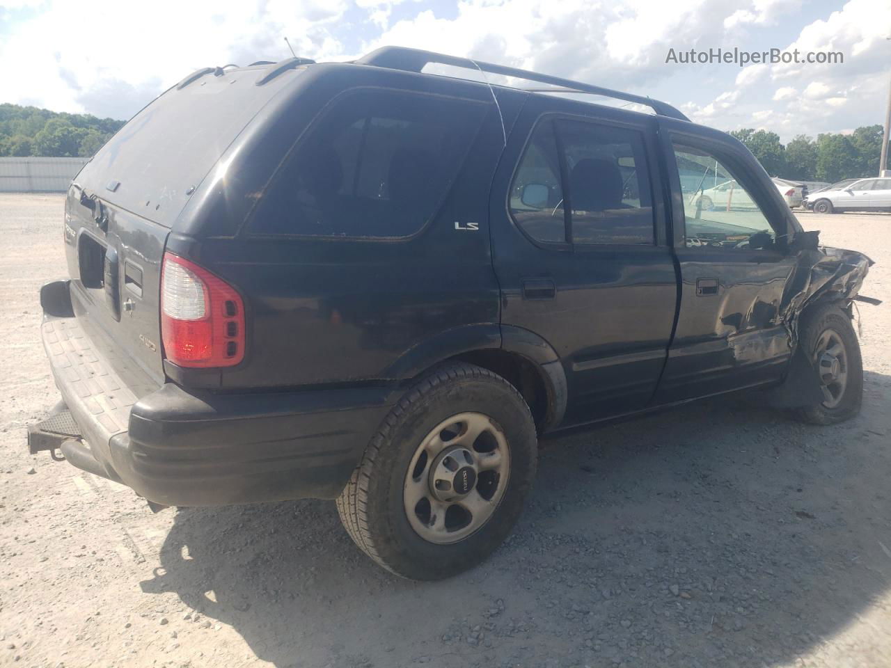 2001 Isuzu Rodeo S Black vin: 4S2DM58W614329392