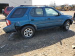 2001 Isuzu Rodeo S Синий vin: 4S2DM58W714305991