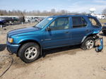 2001 Isuzu Rodeo S Blue vin: 4S2DM58W714305991