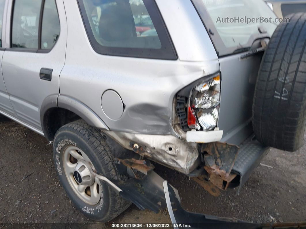 2001 Isuzu Rodeo Ls/lse/s Silver vin: 4S2DM58W814315123