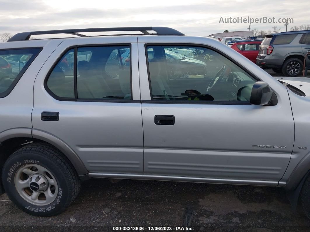 2001 Isuzu Rodeo Ls/lse/s Silver vin: 4S2DM58W814315123