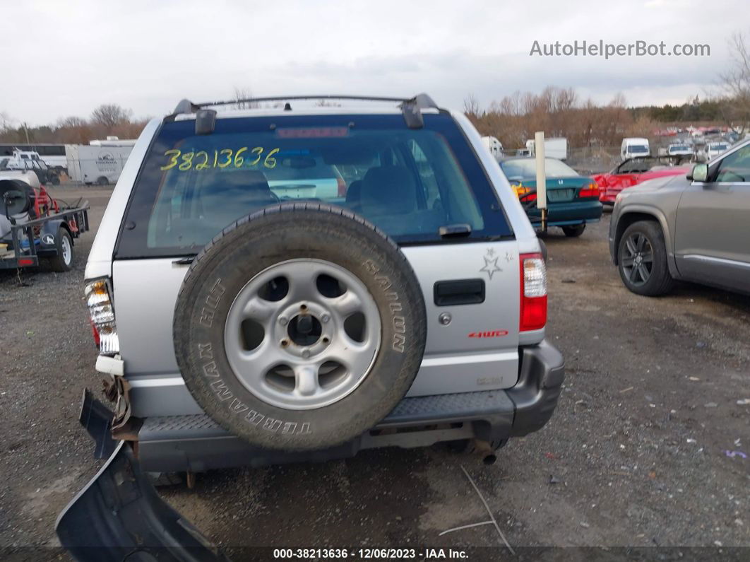 2001 Isuzu Rodeo Ls/lse/s Silver vin: 4S2DM58W814315123