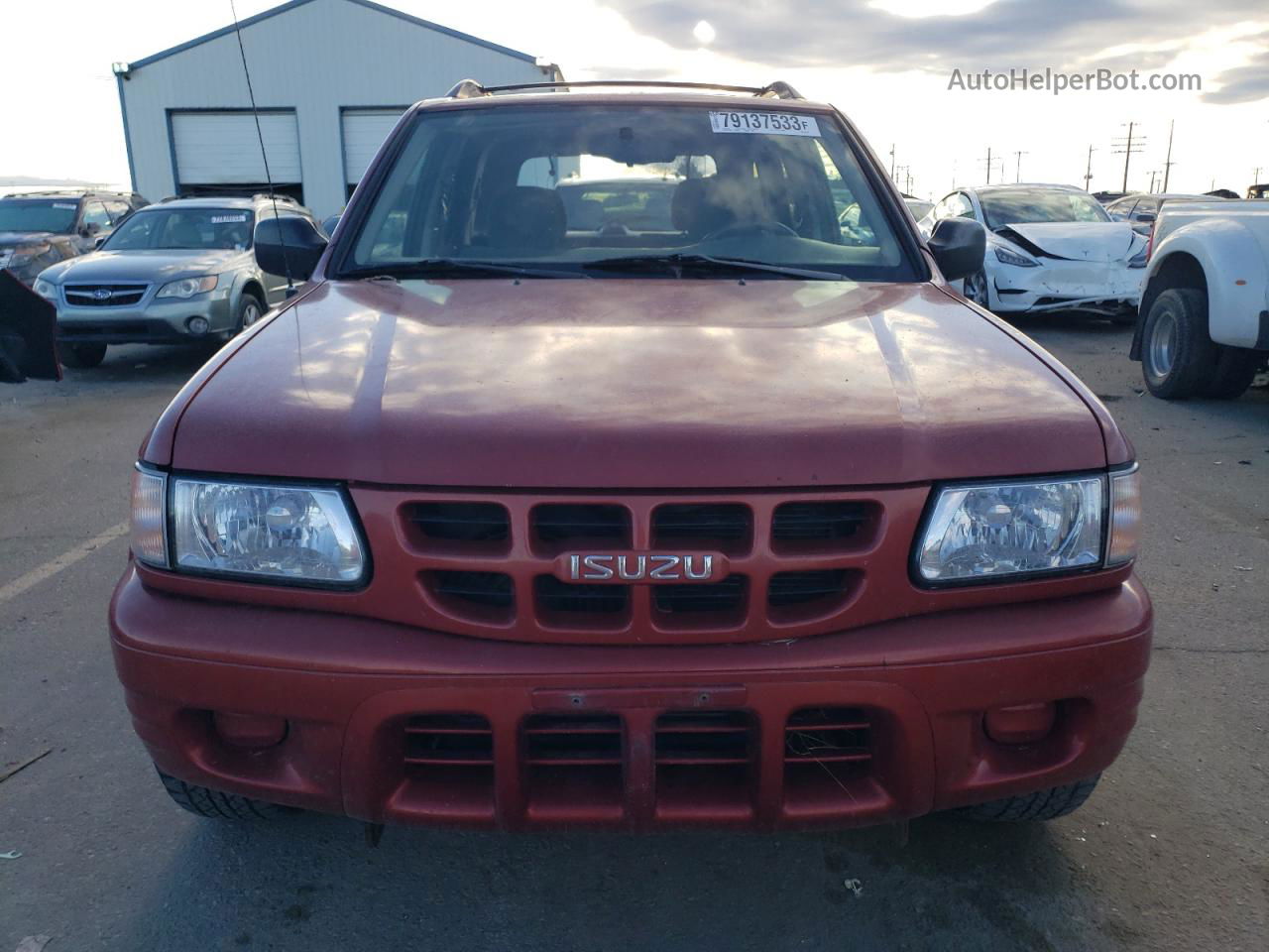 2001 Isuzu Rodeo S Red vin: 4S2DM58W914313588