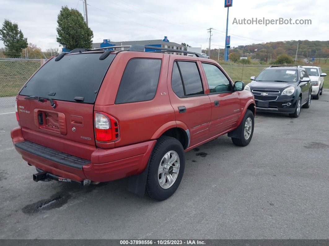 2001 Isuzu Rodeo Ls/lse/s Оранжевый vin: 4S2DM58W914332044