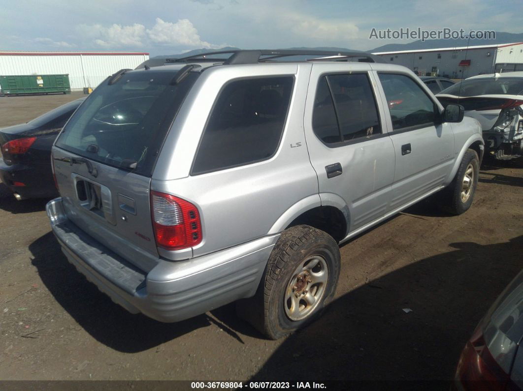 2001 Isuzu Rodeo S/ls/lse Серебряный vin: 4S2DM58W914336840