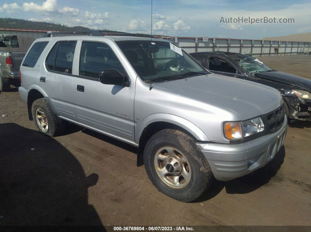 2001 Isuzu Rodeo S/ls/lse Silver vin: 4S2DM58W914336840