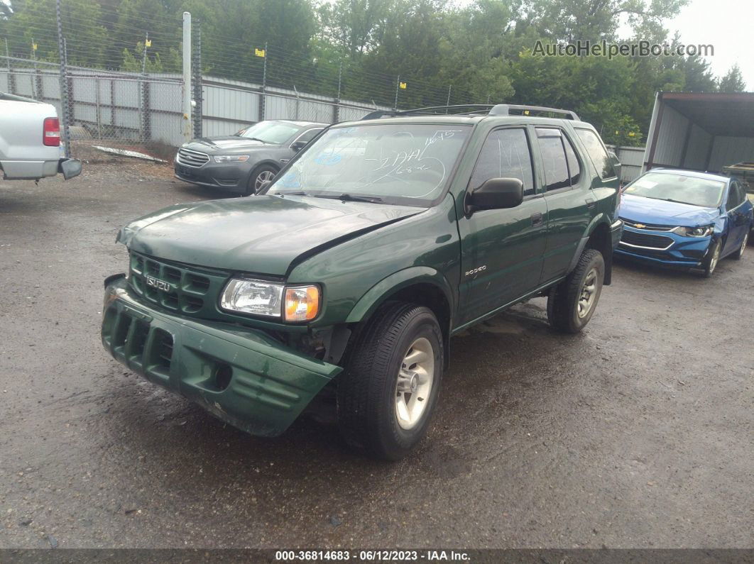 2001 Isuzu Rodeo S/ls/lse Green vin: 4S2DM58W914351645