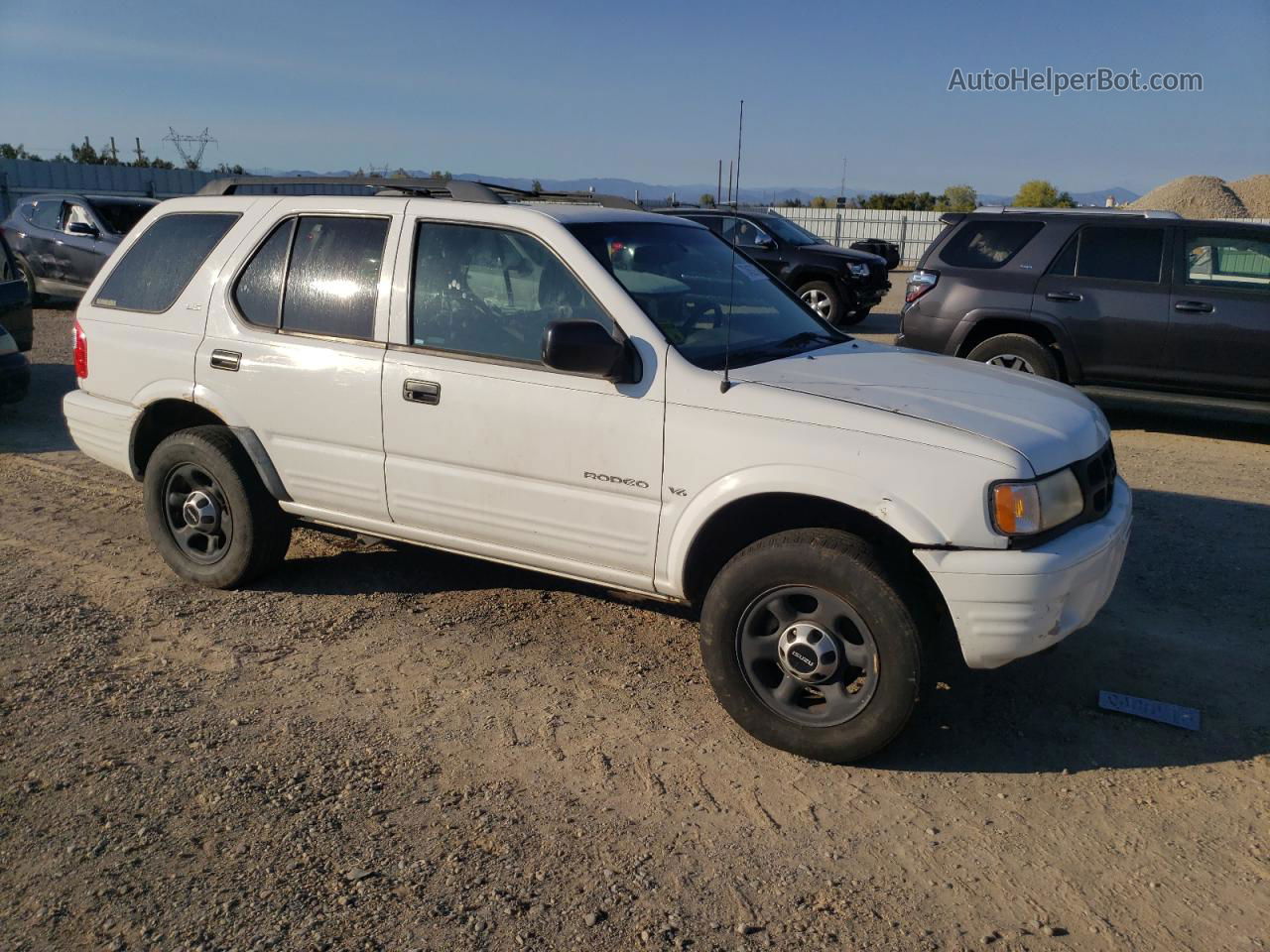 2001 Isuzu Rodeo S White vin: 4S2DM58WX14313373