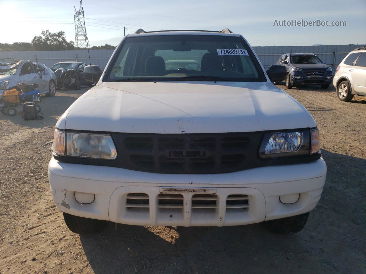 2001 Isuzu Rodeo S Белый vin: 4S2DM58WX14313373