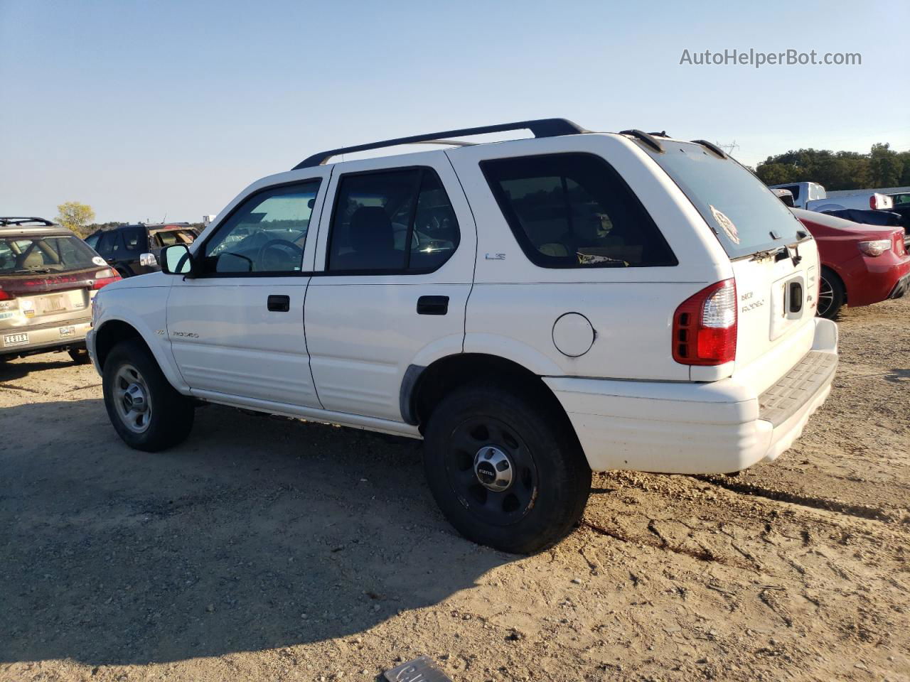 2001 Isuzu Rodeo S White vin: 4S2DM58WX14313373