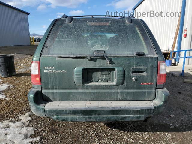 2001 Isuzu Rodeo S Green vin: 4S2DM58WX14343912