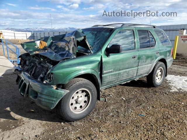 2001 Isuzu Rodeo S Green vin: 4S2DM58WX14343912