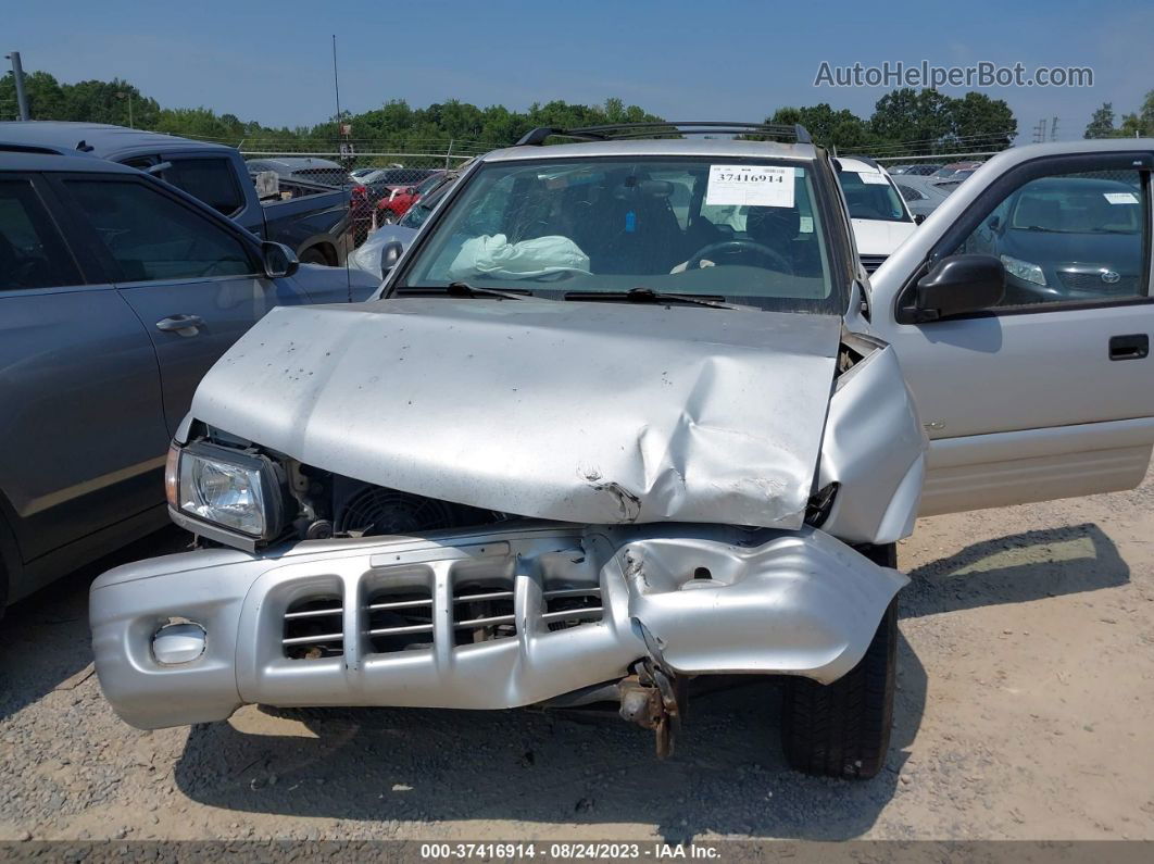 2001 Isuzu Rodeo S/ls/lse Silver vin: 4S2DM58WX14357082