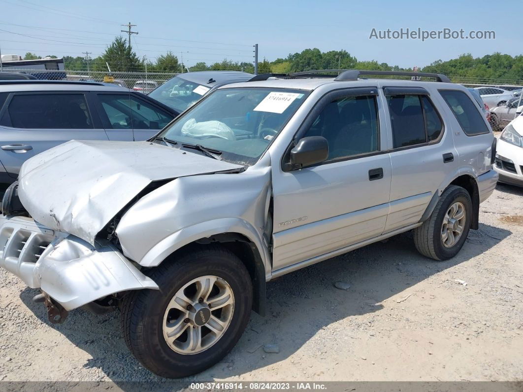 2001 Isuzu Rodeo S/ls/lse Silver vin: 4S2DM58WX14357082