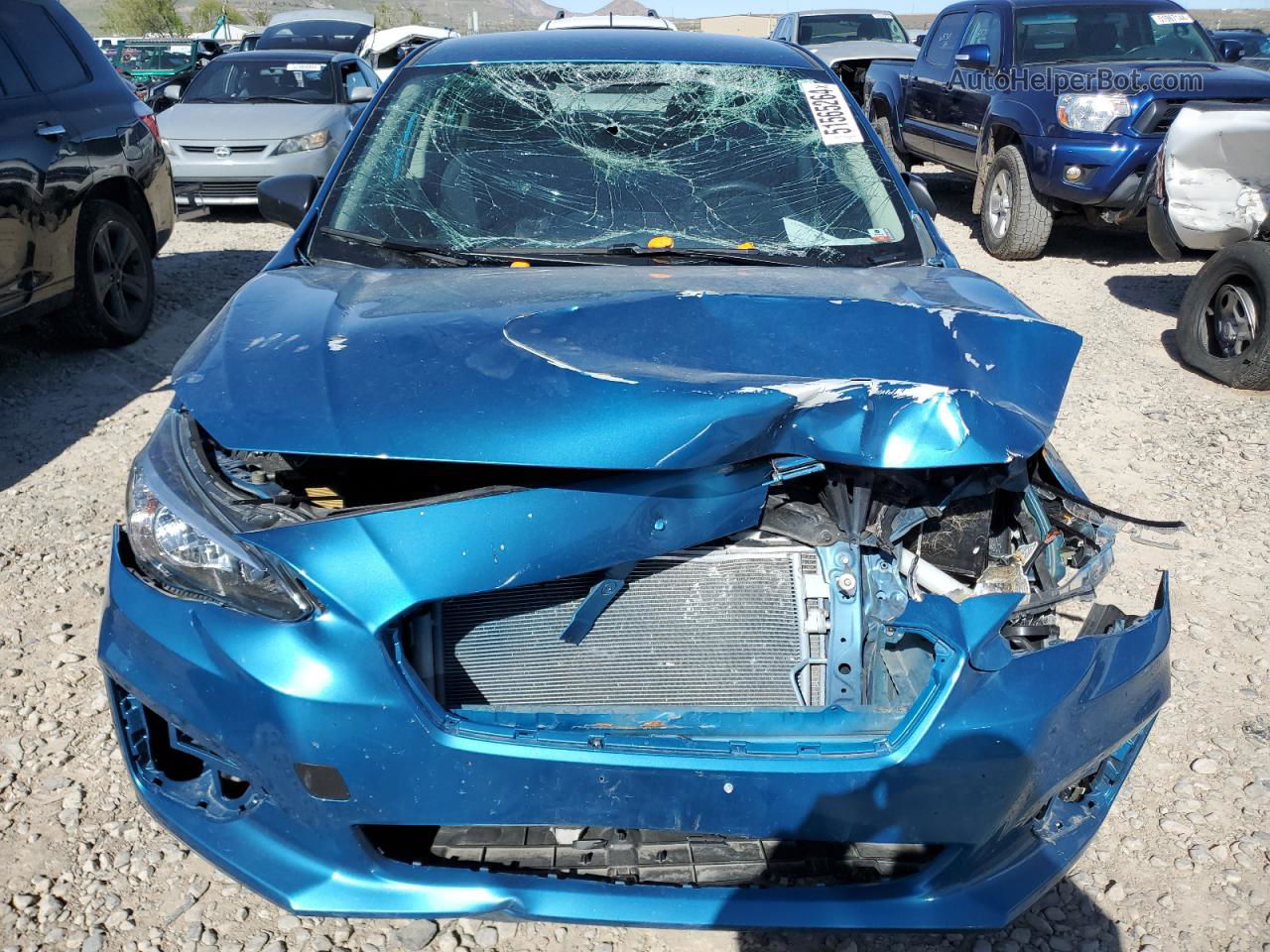 2018 Subaru Impreza  Blue vin: 4S3GKAA60J3604830