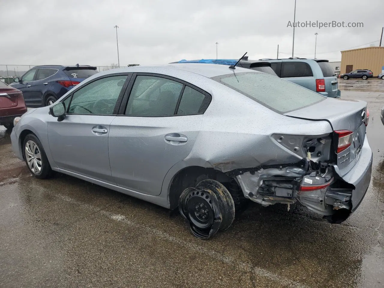 2018 Subaru Impreza  Silver vin: 4S3GKAA60J3610174