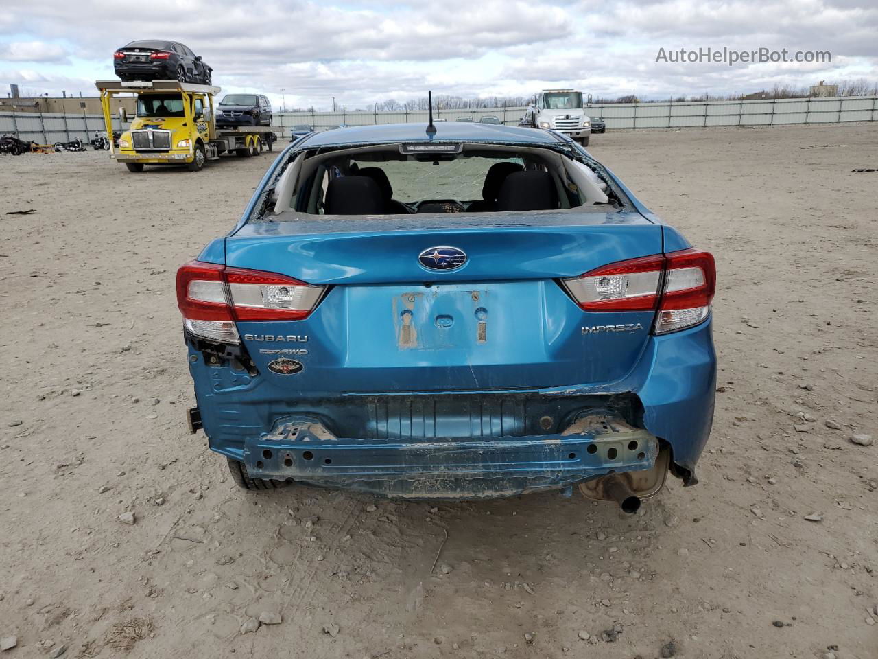 2018 Subaru Impreza  Blue vin: 4S3GKAA60J3615066