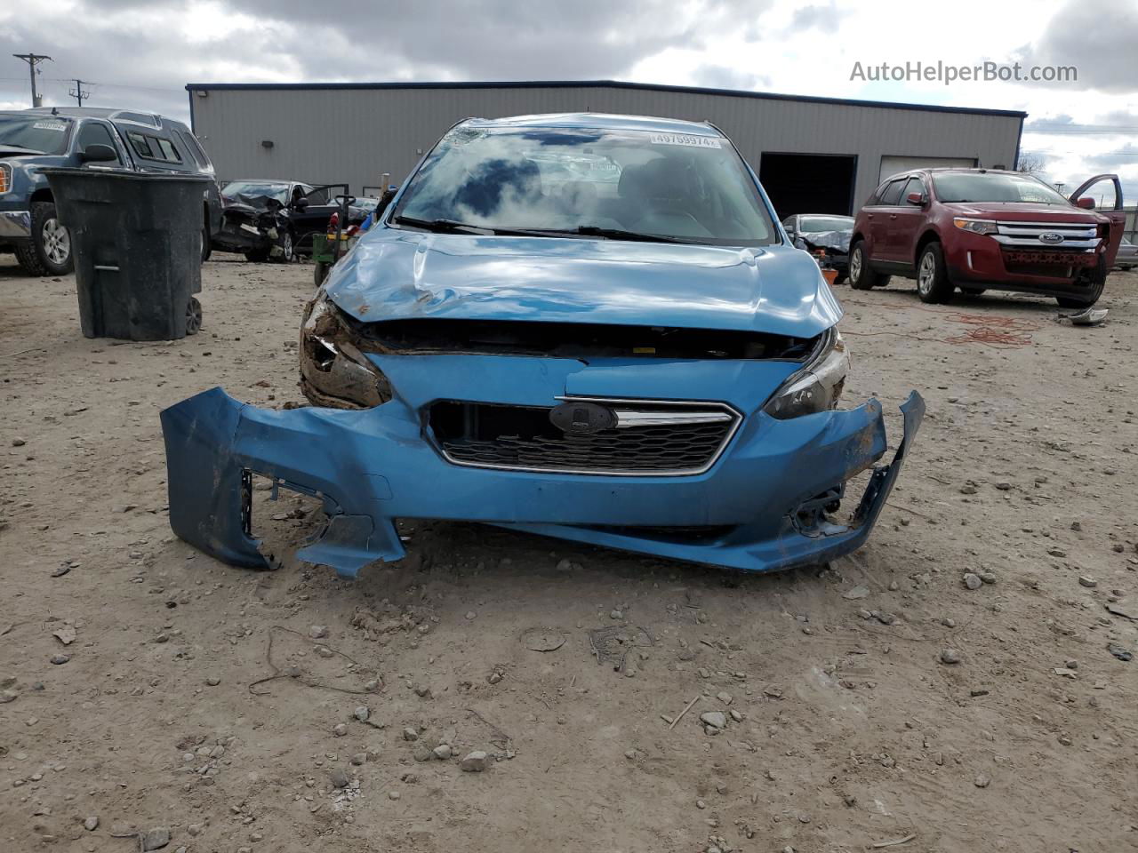 2018 Subaru Impreza  Blue vin: 4S3GKAA60J3615066