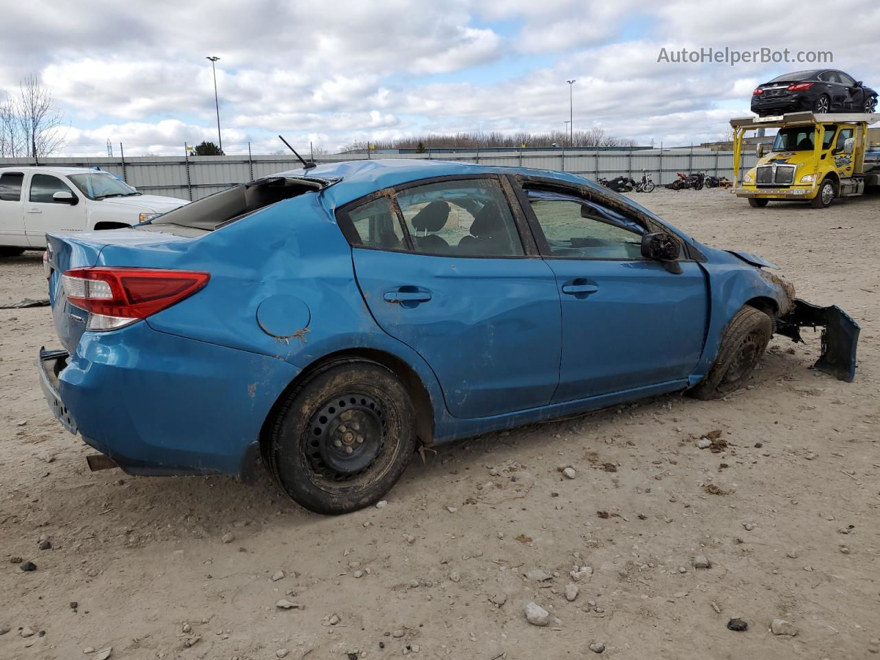 2018 Subaru Impreza  Blue vin: 4S3GKAA60J3615066