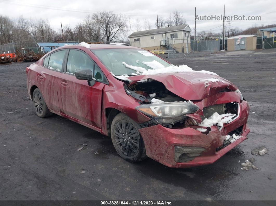 2018 Subaru Impreza   Maroon vin: 4S3GKAA61J3605646