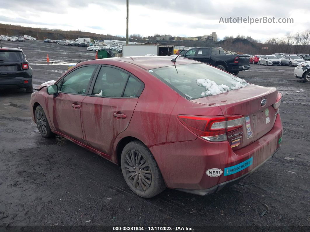 2018 Subaru Impreza   Maroon vin: 4S3GKAA61J3605646