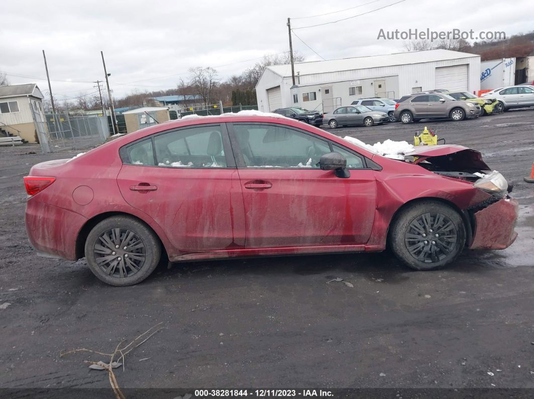 2018 Subaru Impreza   Maroon vin: 4S3GKAA61J3605646