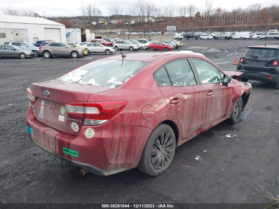 2018 Subaru Impreza   Maroon vin: 4S3GKAA61J3605646