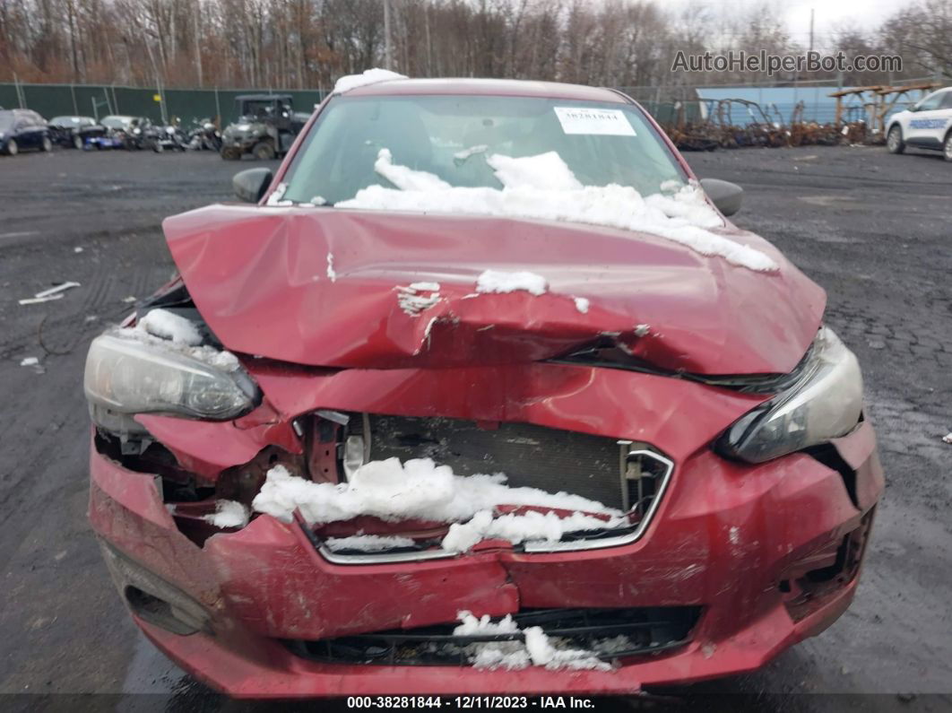 2018 Subaru Impreza   Maroon vin: 4S3GKAA61J3605646