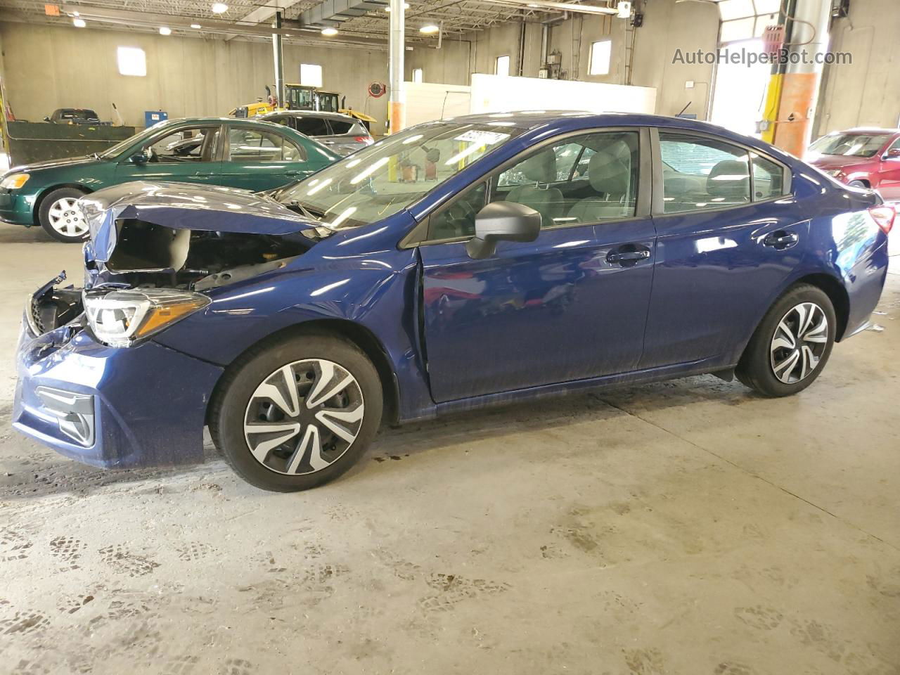 2018 Subaru Impreza  Blue vin: 4S3GKAA61J3613617