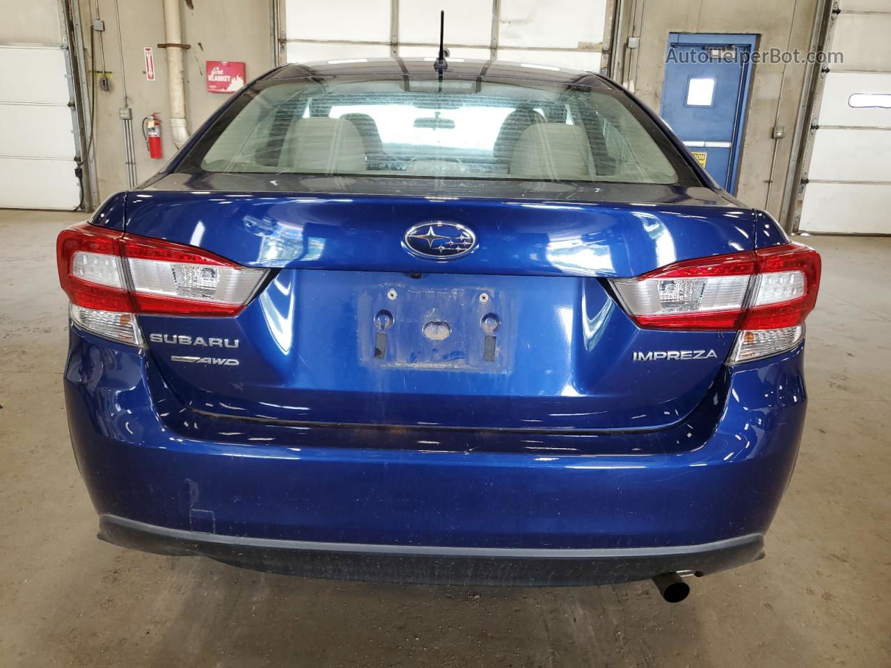 2018 Subaru Impreza  Blue vin: 4S3GKAA61J3613617