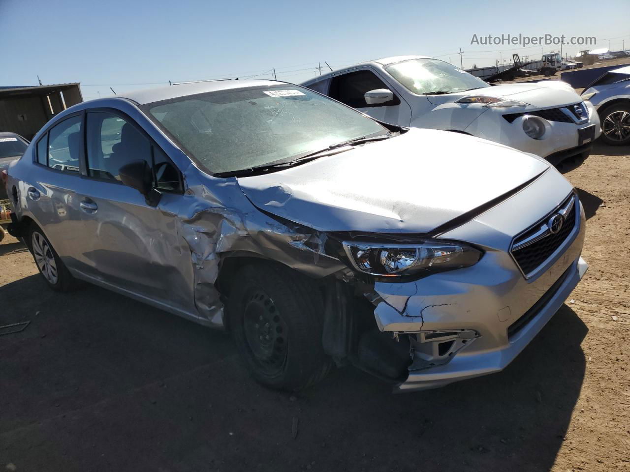 2018 Subaru Impreza  Silver vin: 4S3GKAA61J3623208